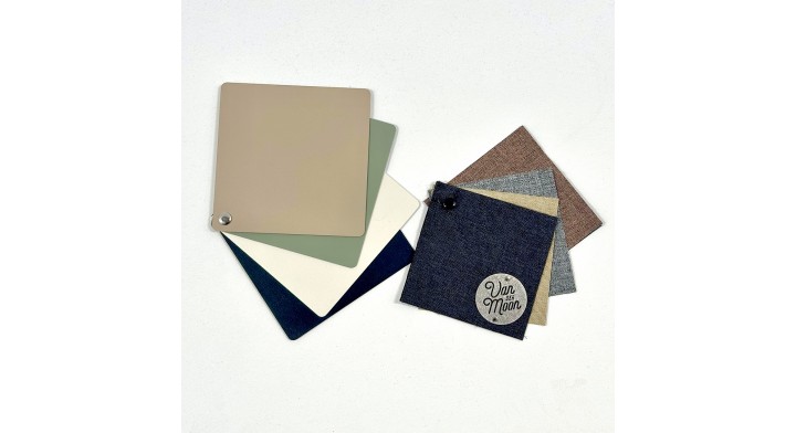 Samples (textil and aluminum)
